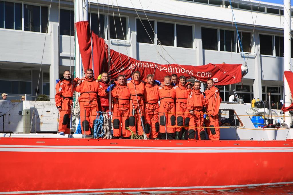 Załoga Wyprawy na Morze Rossa. Hobart, styczeń 2015